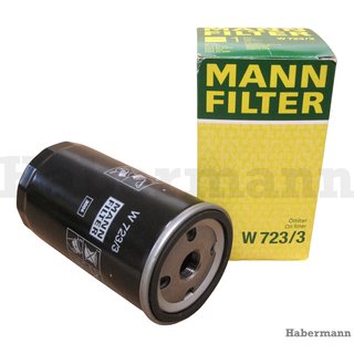 Mann-Filter - W 723/3 - Ölfilter / Hydraulikfilter für PERKINS Motoren