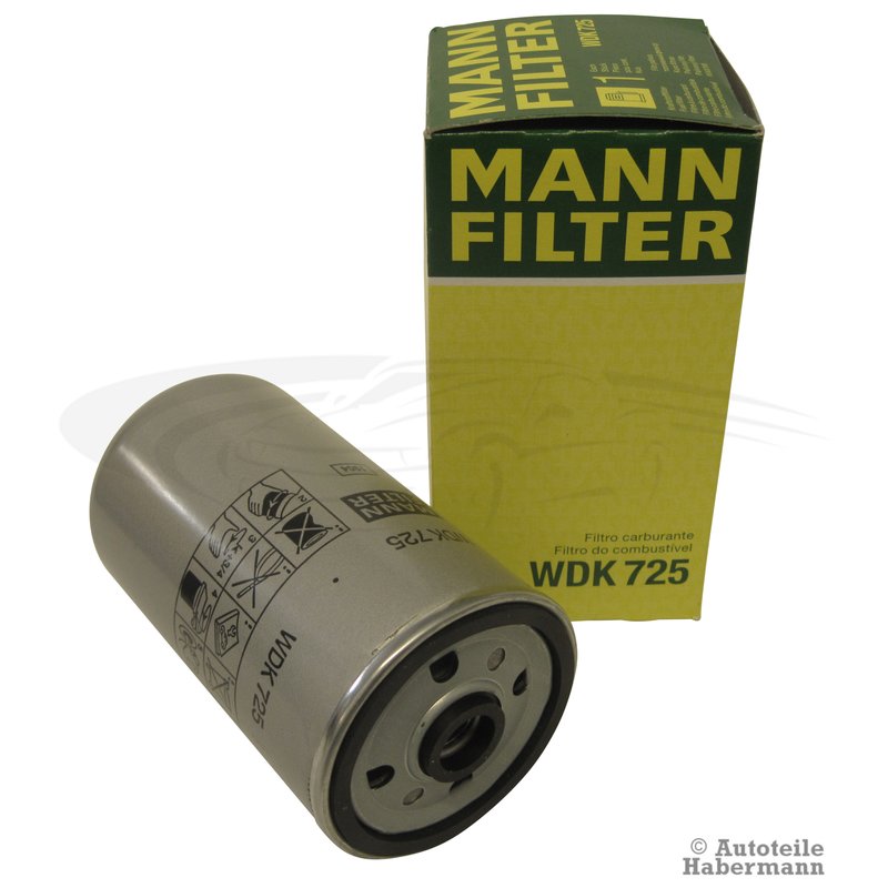 1 Kraftstofffilter MANN-FILTER WDK 725 passend für MERCEDES-BENZ LIEBHERR FENDT