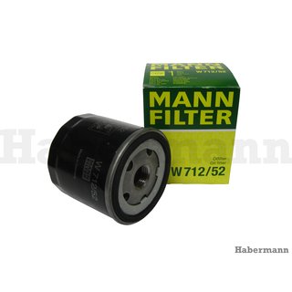 Mann Filter - W 712/52 - Ölfilter - VAG Benziner