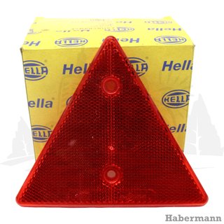 Hella - Dreieckrückstrahler rot - 8RA 002 020-001