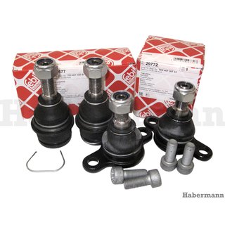 4x Febi Bilstein TRAGGELENK Vorderachse -  VW T4 ab Modelljahr 1996