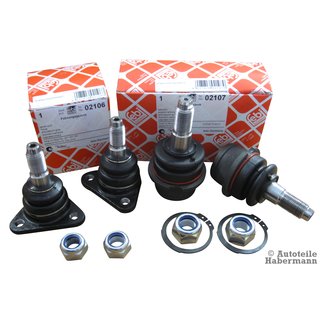 4x Febi Bilstein Traggelenke Vorderachse VW T3 oben & unten